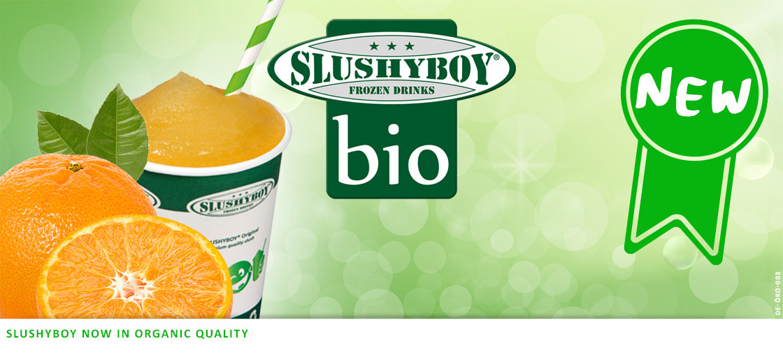 SLUSHYBOY Bio - It's new! Check out the new organic flavours!