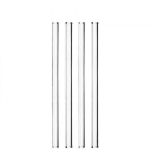 Glas Straws 20 pcs. made of extra durable glas made by Schott®; reusable - dishwasher save