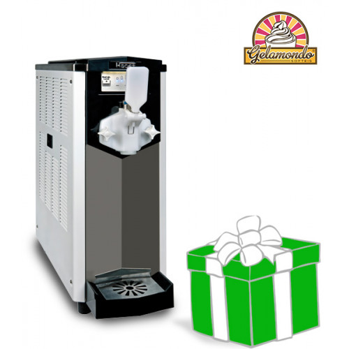 K-Soft Gravity: Softeis- & Frozen Yoghurt-Maschine inkl. Softeis- & Frozen Yoghurt Starterpaket im Wert von über 840,- Euro.