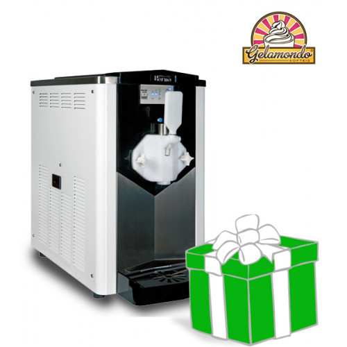 KARMA Pump: Softeis- & Frozen Yoghurt-Maschine inkl. Softeis- & Frozen Yoghurt Starterpaket im Wert von über 840,- Euro.