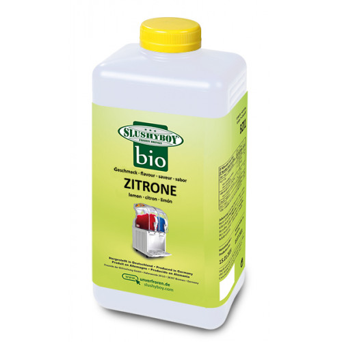 SLUSHYBOY® BIO Zitrone - 1 Liter Flasche