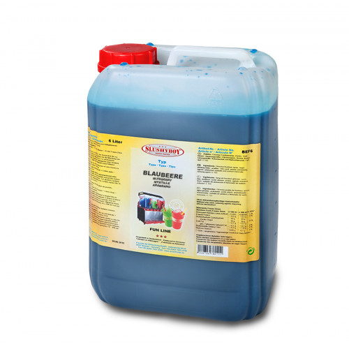 Slush Sirup Blaubeere - 6 Liter