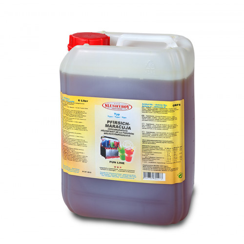 Slush Sirup Pfirsich-Maracuja - 6 Liter