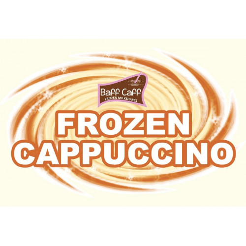 Sortenaufkleber Frozen Cappuccino