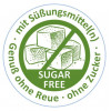 Sticker SUGAR FREE / with sweetener(s)