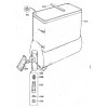 Gasket tap plug SIMONELLI/CAB, lower - white