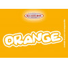 Flavour Sticker orange (German), Waterproof, reusable, 105 x 75 mm